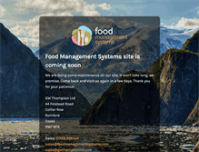 Tablet Screenshot of foodmanagementsystems.com